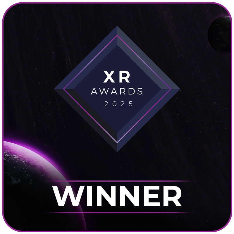 Awarded Best Virtual Reality Solution at XR Awards 2025 7 XRA25_Winner_VIROO